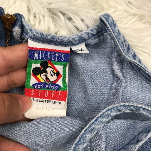 Vintage Jerry Leigh Disney Mickey Denim Dress - Picture 4 of 6